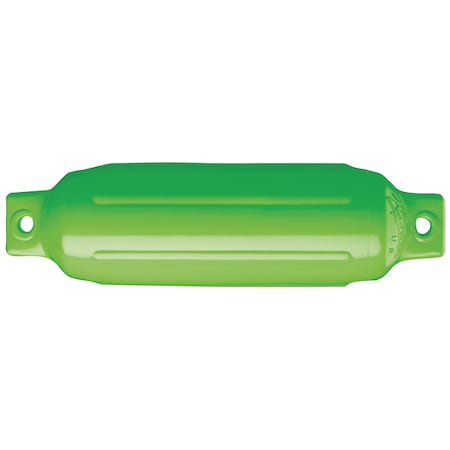 Polyform 4.5 in. X 15.5 in. Twin Eye Fender, Lime 62-986-336